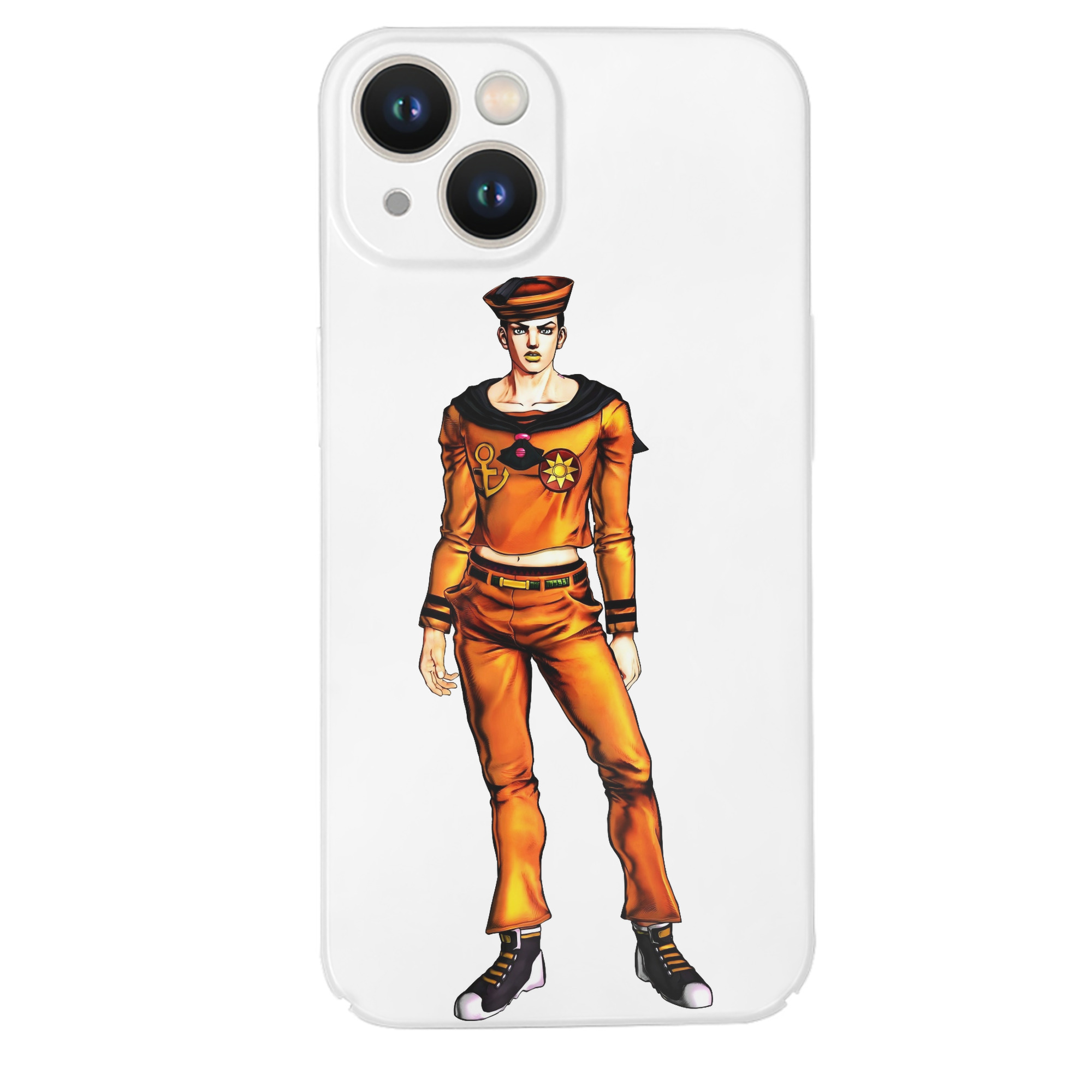 （画像用） ジョジョの奇妙な冒険 東方定助 JoJo's Bizarre Adventure Higashikata Josuke 【iPhone 14シリーズ対応】ハードケース